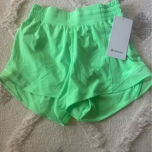 Lululemon Athletica Neon Green Athletic Shorts
